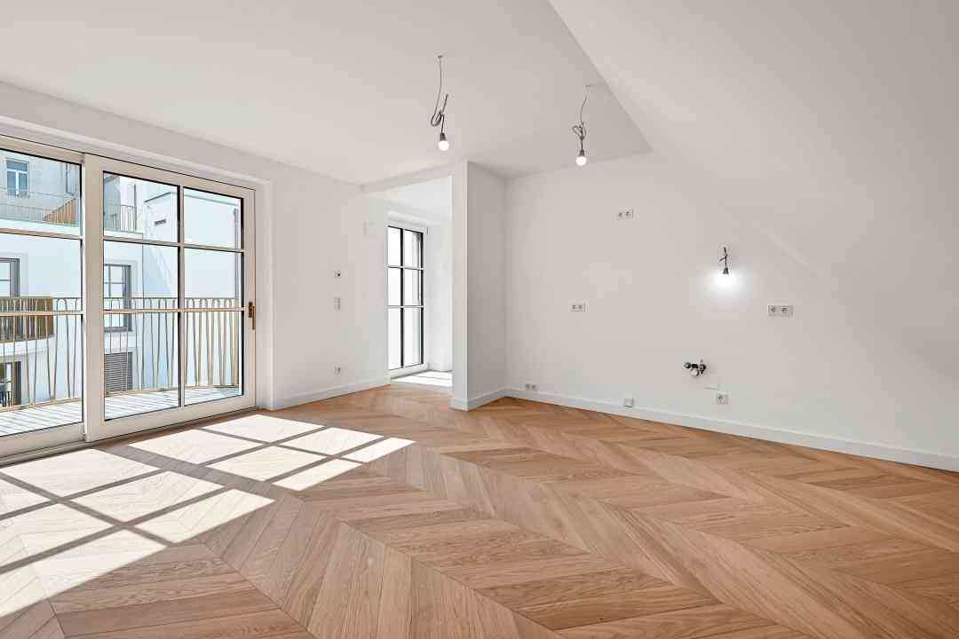 Фотография: Wohnraum mit Küche