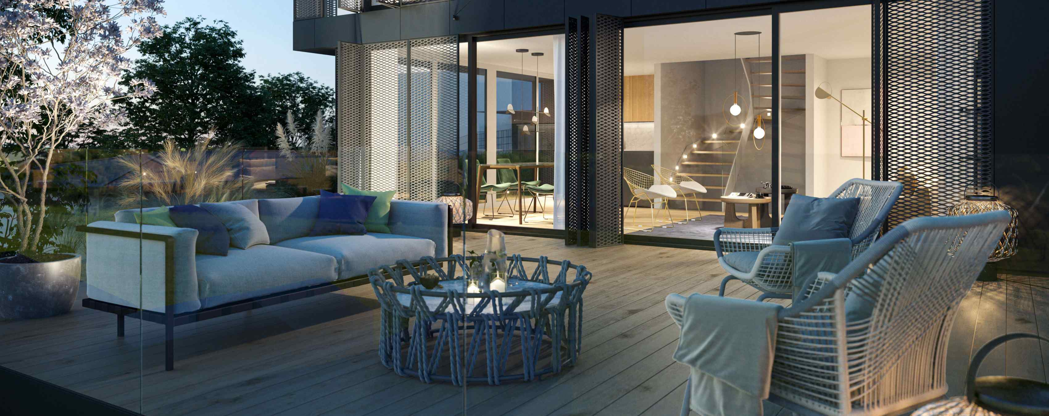 Foto: Moderne Villen mit Pool in Toplage