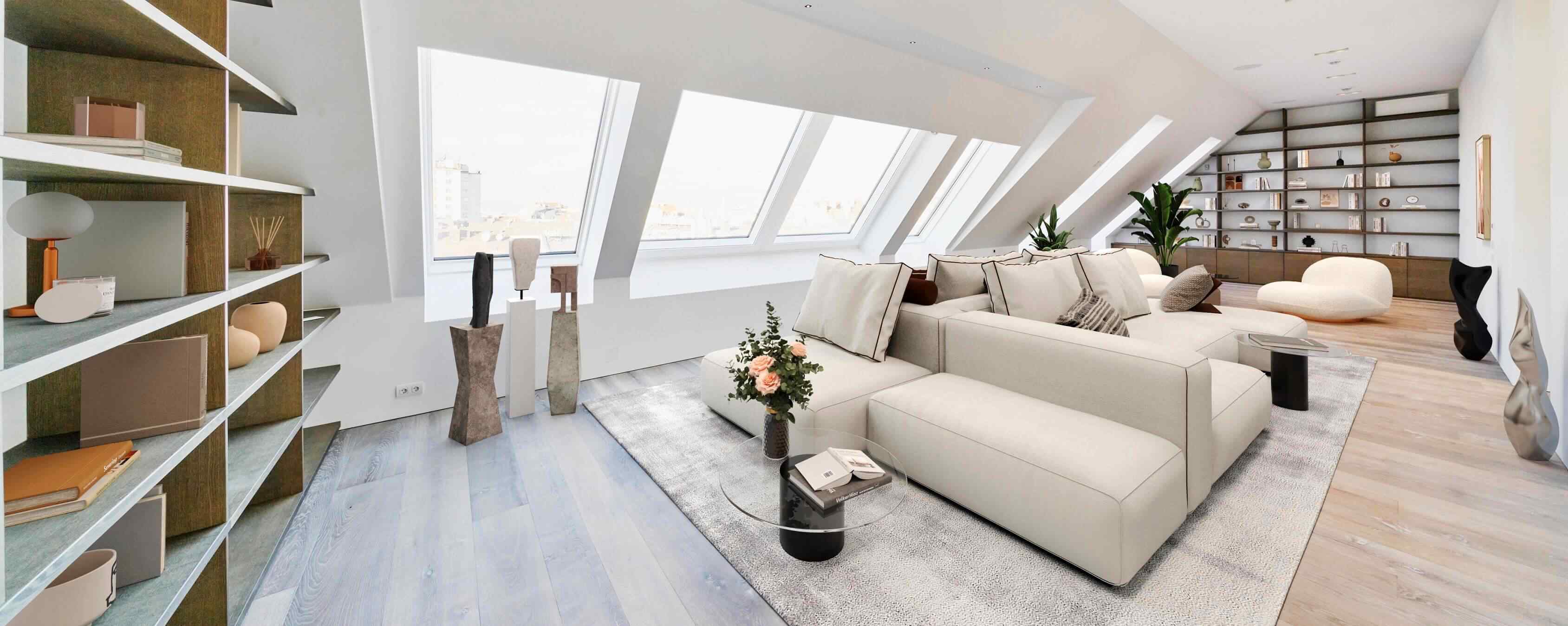 Photo: Stylish designer penthouse in a top location near Belvedere