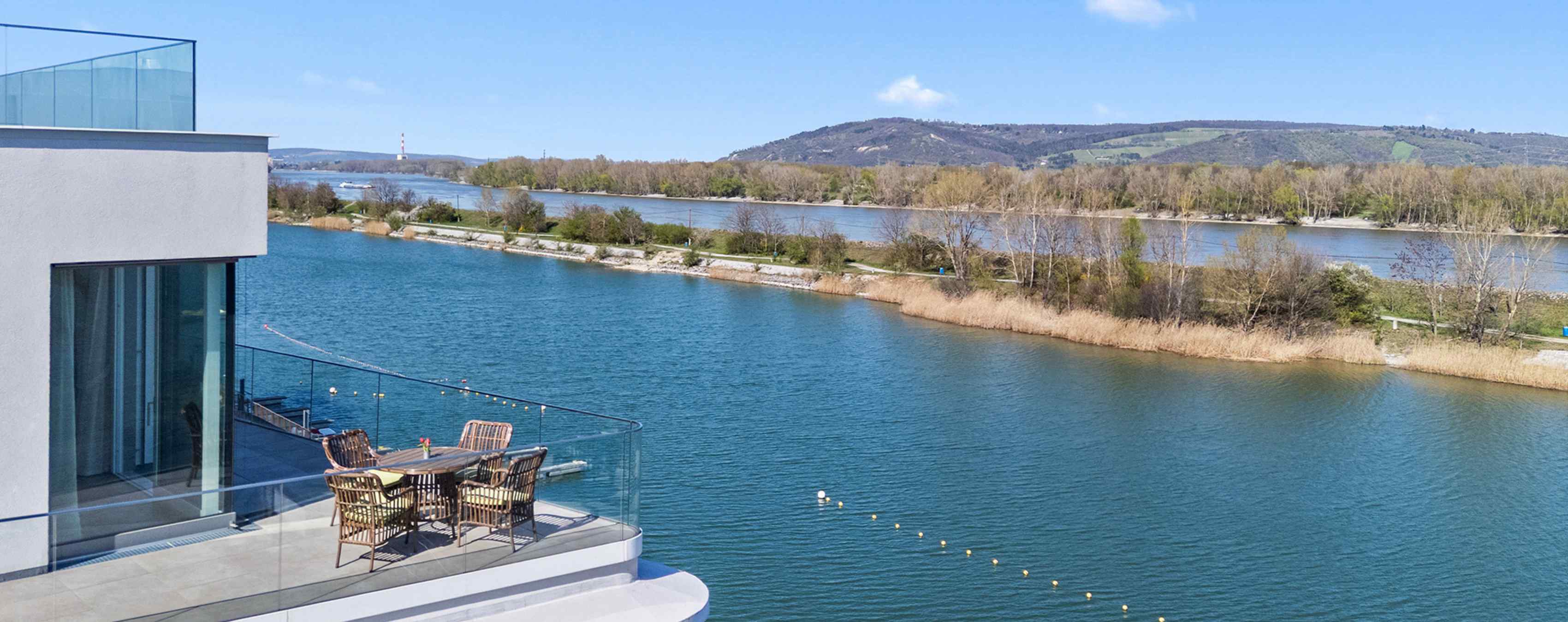 Foto: Penthouse de Luxe mit Blick auf die Donau